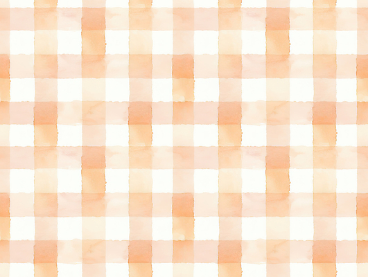 JPG 백그라운드 패턴 일러스트 수채화 사람없음 주황색 체크무늬 살구색 국내일러스트 AI일러스트 AI콘텐츠 컬러 무늬 파일형식