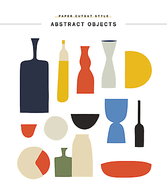 도형 스티커 일러스트 추상 사람없음 세트 컬러풀 페이퍼아트 병 오브젝트 엘리먼트 국내일러스트 AI파일 식기 컬러 무늬 파일형식 벡터