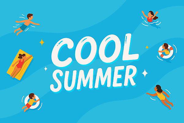 전신 여자 남자 수영복 어린이 하늘색 일러스트 소녀 소년 여러명 상반신 성인 타이포그라피 여름 반짝임 눕기 손들기 수영 시원함 웨이브 비치베드 튜브 국내일러스트 AI파일 문자 옷 계절 다수 모션 사람 파란색 수상스포츠 파일형식 벡터