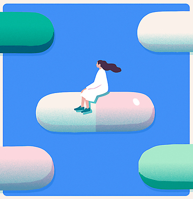 전신 여자 일러스트 의학 한명 앉기 성인 파란색 알약 성인여자한명만 국내일러스트 AI파일 1 컬러 모션 사람 약 여자한명만 성인여자만 파일형식 벡터