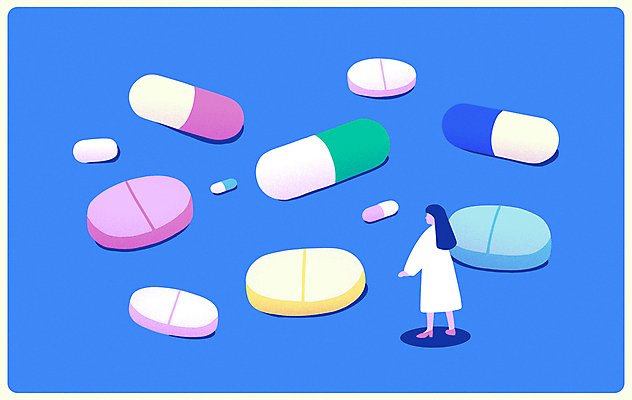 전신 여자 일러스트 의학 한명 성인 파란색 알약 성인여자한명만 국내일러스트 AI파일 1 컬러 사람 약 여자한명만 성인여자만 파일형식 벡터