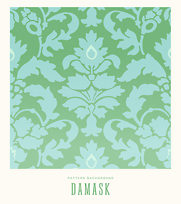 디자인 일러스트 벽지 사람없음 초록색 패턴백그라운드 우아함 다마스크 국내일러스트 AI파일 문양 컬러 백그라운드 컨셉 패턴 파일형식 벡터