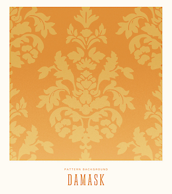디자인 일러스트 벽지 사람없음 주황색 패턴백그라운드 우아함 다마스크 국내일러스트 AI파일 문양 컬러 백그라운드 컨셉 패턴 파일형식 벡터