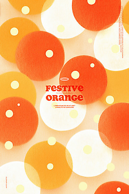 PSD 백그라운드 패턴 일러스트 사람없음 주황색 원형 국내일러스트 도형 컬러 무늬 파일형식