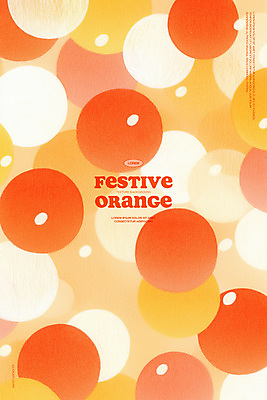 PSD 백그라운드 패턴 일러스트 사람없음 주황색 원형 국내일러스트 도형 컬러 무늬 파일형식