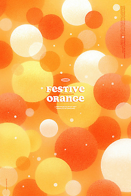 PSD 백그라운드 패턴 일러스트 사람없음 주황색 원형 국내일러스트 도형 컬러 무늬 파일형식