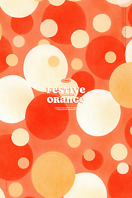 PSD 백그라운드 패턴 일러스트 사람없음 주황색 원형 국내일러스트 도형 컬러 무늬 파일형식