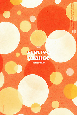 PSD 백그라운드 패턴 일러스트 사람없음 주황색 원형 국내일러스트 도형 컬러 무늬 파일형식