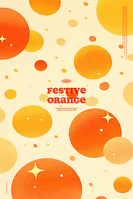 PSD 백그라운드 패턴 일러스트 사람없음 주황색 원형 국내일러스트 도형 컬러 무늬 파일형식