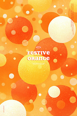 PSD 백그라운드 패턴 일러스트 사람없음 주황색 원형 국내일러스트 도형 컬러 무늬 파일형식