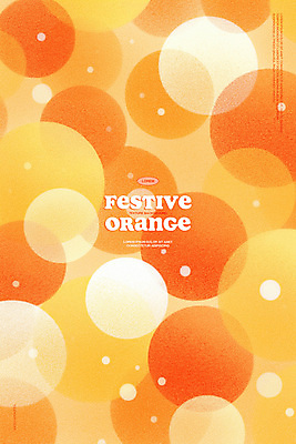 PSD 백그라운드 패턴 일러스트 사람없음 주황색 원형 국내일러스트 도형 컬러 무늬 파일형식