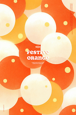 PSD 백그라운드 패턴 일러스트 사람없음 주황색 원형 국내일러스트 도형 컬러 무늬 파일형식