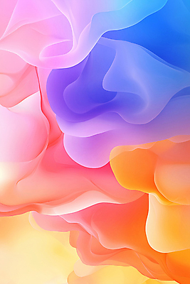 JPG 백그라운드 추상 사람없음 컬러풀 흐름 화려 웨이브 AI컴퓨터그래픽 AI콘텐츠 컬러 컨셉 무늬 파일형식