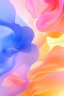 JPG 백그라운드 추상 사람없음 컬러풀 흐름 화려 웨이브 AI컴퓨터그래픽 AI콘텐츠 컬러 컨셉 무늬 파일형식