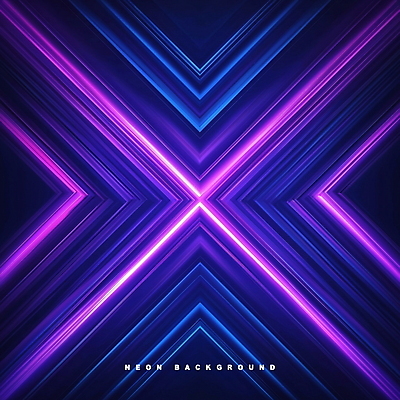 PSD 편집이미지 사람없음 빛 보라색 X 대각선 네온아트 이펙트그래픽 이미지편집 알파벳 선 컬러 그래픽백그라운드 네온 파일형식