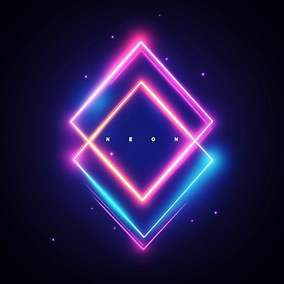 PSD 편집이미지 사람없음 빛 보라색 마름모 네온아트 이펙트그래픽 이미지편집 도형 컬러 그래픽백그라운드 네온 파일형식