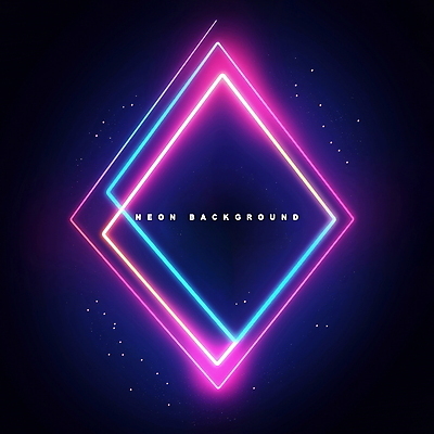 PSD 편집이미지 사람없음 빛 보라색 마름모 네온아트 이펙트그래픽 이미지편집 도형 컬러 그래픽백그라운드 네온 파일형식