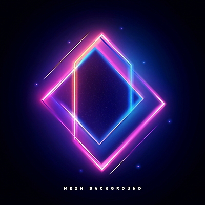 도형 PSD 편집이미지 사람없음 빛 보라색 다각형 네온아트 이펙트그래픽 이미지편집 컬러 그래픽백그라운드 네온 파일형식