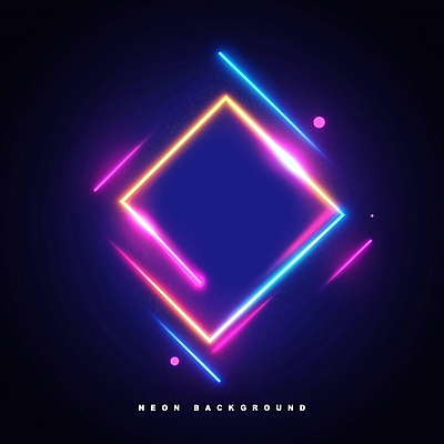 PSD 편집이미지 사람없음 빛 보라색 마름모 네온아트 이펙트그래픽 이미지편집 도형 컬러 그래픽백그라운드 네온 파일형식
