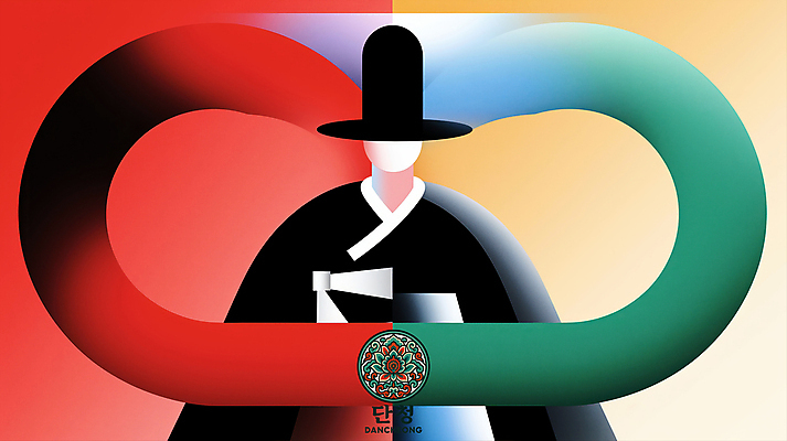 PSD 남자 곡선 일러스트 추상 한명 상반신 성인 전통문양 한복 단청 그라데이션 상모 오방색 얼굴없음 성인남자한명만 국내일러스트 1 한국전통 전통 문양 선 컬러 무늬 사람 전통의상 남자한명만 성인남자만 파일형식