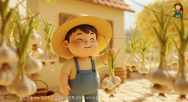 PSD 편집이미지 남자 줄 주택 마늘 미소 상반신 성인 두명 갈색 3D 잡기 농부 멜빵 밀짚모자 성인남자만 편집3D 직업 모자_잡화 잡화 컬러 채소 모션 표정 사람 건물 디지털합성 남자만 성인만 파일형식