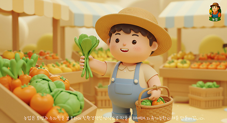 PSD 편집이미지 남자 잎 호박 미소 들기 상반신 성인 두명 갈색 3D 바구니 당근 농부 나무상자 멜빵 진열장 밀짚모자 양배추 차양막 성인남자만 편집3D 식물 직업 모자_잡화 잡화 컬러 채소 모션 뿌리채소 표정 사람 상자 디지털합성 차양 남자만 성인만 파일형식