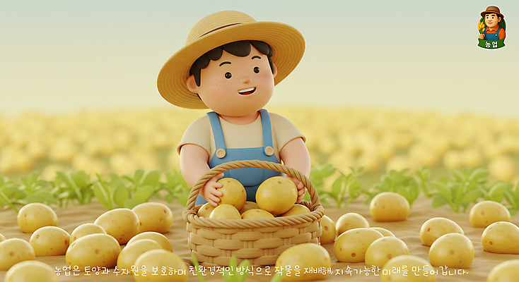 PSD 편집이미지 남자 하늘 감자 미소 상반신 성인 두명 갈색 3D 수확 농부 멜빵 밀짚모자 감자밭 넣기 성인남자만 편집3D 직업 모자_잡화 잡화 컬러 밭 농업 채소 모션 표정 사람 디지털합성 남자만 성인만 파일형식