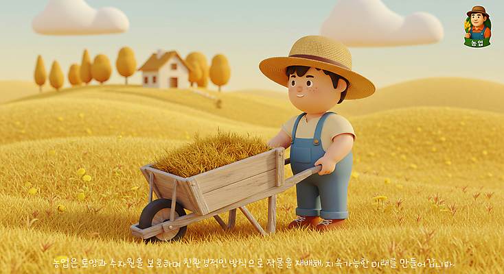 전신 PSD 나무 구름 편집이미지 남자 하늘 주택 미소 잔디 상반신 성인 두명 갈색 3D 수레 농부 멜빵 언덕 밀짚모자 성인남자만 편집3D 자연요소 식물 직업 모자_잡화 잡화 컬러 표정 사람 건물 카트 디지털합성 남자만 성인만 파일형식