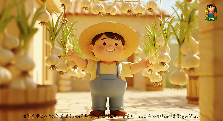 전신 PSD 편집이미지 남자 마늘 미소 상반신 성인 두명 건물 갈색 3D 손들기 농부 양동이 멜빵 밀짚모자 노끈 성인남자만 걸기 편집3D 직업 모자_잡화 건축물 잡화 줄 컬러 채소 모션 표정 사람 디지털합성 남자만 성인만 파일형식