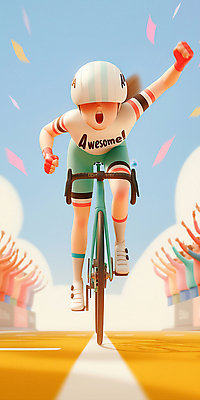 JPG 구름 여자 남자 일러스트 응원 하늘 여러명 성인 손들기 자전거 기쁨 군중 승차 헬멧 사이클선수 트랙 꽃가루 사이클복 자전거경기 자전거경주 자전거묘기 성인만 국내일러스트 AI일러스트 AI콘텐츠 자연요소 감정 다수 모션 운동선수 사람 경기 바이크 보호장비 묘기 가루 파일형식