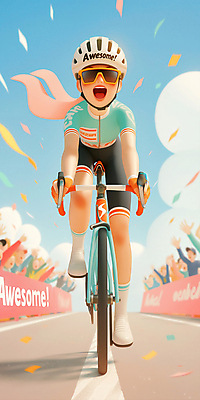 JPG 구름 여자 남자 일러스트 응원 하늘 고글 여러명 성인 자전거 기쁨 잡기 군중 승차 헬멧 사이클선수 트랙 꽃가루 사이클복 자전거경기 자전거경주 자전거묘기 성인만 국내일러스트 AI일러스트 AI콘텐츠 자연요소 감정 다수 모션 운동선수 사람 경기 바이크 보호장비 묘기 가루 파일형식
