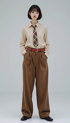 JPG 모델 편집이미지 여자 포즈 넥타이 한명 서기 정장 성인 갈색 단발머리 매니시룩 주머니손 정장구두 의료성형뷰티 성인여자한명만 편집실사 AI인물포토 AI콘텐츠 1 헤어스타일 잡화 옷 구두 컬러 모션 사람 매니시 CG 여자한명만 성인여자만 파일형식 AI포토