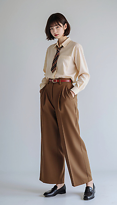 JPG 모델 편집이미지 여자 포즈 넥타이 한명 서기 정장 성인 갈색 단발머리 매니시룩 주머니손 정장구두 의료성형뷰티 성인여자한명만 편집실사 AI인물포토 AI콘텐츠 1 헤어스타일 잡화 옷 구두 컬러 모션 사람 매니시 CG 여자한명만 성인여자만 파일형식 AI포토