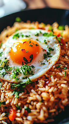 JPG 편집이미지 접시 파슬리 사람없음 쌀 계란프라이 인도네시아 편집실사 인도네시아음식 나시고랭 AI포토 AI콘텐츠 식기 아시아 음식 채소 곡류 계란요리 CG 볶음밥 동양음식 파일형식