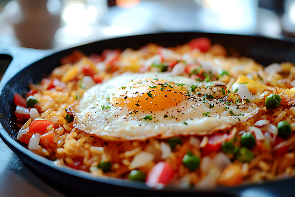 JPG 편집이미지 접시 파프리카 파슬리 사람없음 쌀 계란프라이 인도네시아 편집실사 인도네시아음식 나시고랭 AI포토 AI콘텐츠 식기 아시아 음식 채소 곡류 계란요리 CG 볶음밥 동양음식 파일형식