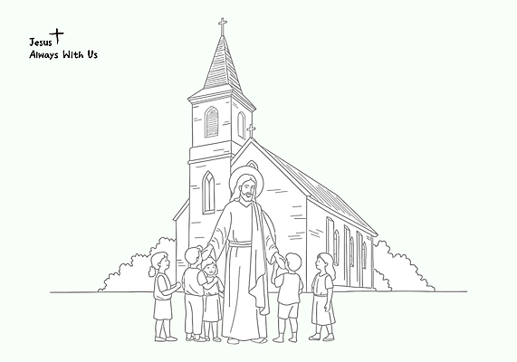 전신 여자 남자 기독교 어린이 십자가 라인일러스트 일러스트 함께함 소녀 소년 여러명 성인 성당 교회 손들기 천주교 풀 예수 라인아트 후광 국내일러스트 AI파일 식물 종교 선 다수 컨셉 종교건축 모션 사람 건물 빛 신_종교 파일형식 벡터