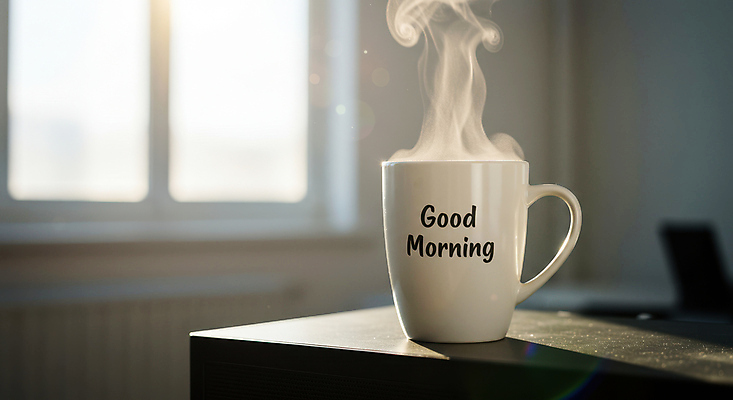 JPG 편집이미지 창문 아침 그림자 사람없음 햇빛 머그컵 수증기 커피잔 책상 일과 모닝커피 좋음 편집실사 AI포토 AI콘텐츠 주간 커피 가구 컨셉 잔 컵 태양 CG 파일형식