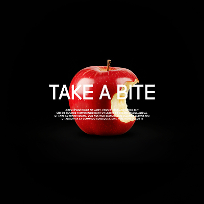 PSD 편집이미지 사람없음 사과 먹은 베어문 잇자국 이미지편집 과일 자국 파일형식