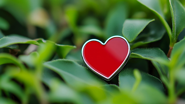 JPG 식물 편집이미지 사람없음 빨간색 하트 배지 편집실사 AI포토 AI콘텐츠 모양 컬러 CG 파일형식