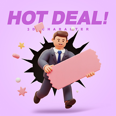 전신 PSD 편집이미지 남자 말풍선 3D캐릭터 한명 미소 들기 정장 성인 3D 보라색 손상 구멍 쿠폰 핫세일 성인남자한명만 뚫기 편집3D 캐릭터 1 옷 컬러 컨셉 모션 표정 사람 세일 디지털합성 남자한명만 성인남자만 파일형식