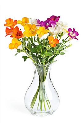 JPG 편집이미지 잎 봄꽃 유리병 사람없음 꽃병 편집실사 AI포토 AI콘텐츠 식물 꽃 병_용기 봄 CG 파일형식