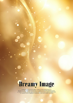 PSD 편집이미지 사람없음 빛 금색 웨이브 보케백그라운드 이미지편집 컬러 백그라운드 보케 파일형식