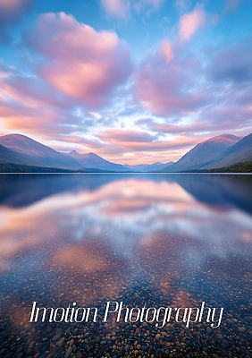 PSD 구름 편집이미지 호수 사진 하늘 산 사람없음 반사 조약돌 수면 감성 이미지편집 자연요소 컨셉 물 돌_바위 파일형식