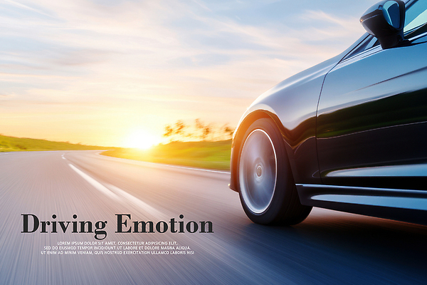 PSD 구름 편집이미지 자동차 하늘 사람없음 노을 드라이브 차도 속도 이미지편집 자연요소 도로 육상교통 운전 파일형식