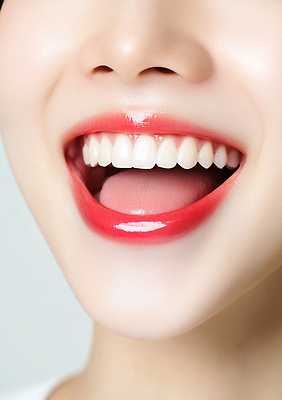 JPG 편집이미지 건강 입벌림 미소 신체부위 청결 입 의료성형뷰티 구강검진 편집실사 AI인물포토 AI콘텐츠 표정 사람 검진 위생 CG 파일형식 AI포토