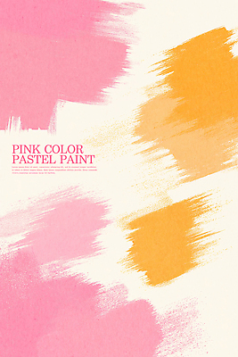 PSD 분홍색 일러스트 붓터치 사람없음 페인트 질감 파스텔 국내일러스트 컬러 학용품 파일형식