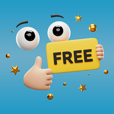 PSD 편집이미지 손 별 들기 신체부위 파란색 3D 팻말 따봉 무료 안구 편집3D 자연요소 컬러 모션 프레임 사람 최고 디지털합성 파일형식