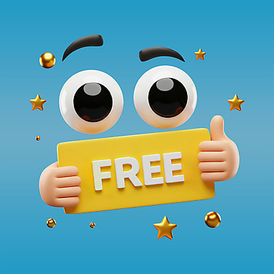 PSD 편집이미지 손 별 들기 신체부위 파란색 3D 팻말 무료 안구 편집3D 자연요소 컬러 모션 프레임 사람 디지털합성 파일형식