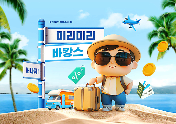 전신 PSD 구름 편집이미지 남자 허리손 하늘색 하늘 비행기 한명 미소 성인 바캉스 모래사장 선글라스 야자수 3D 세일 캐리어 동전 항공권 여권 가격표 캠핑카 방향표지판 성인남자한명만 이미지편집 편집3D 자연요소 나무 1 안경 바다 포즈 돈 항공교통 자동차 휴가 대중교통 표정 사람 파란색 여행가방 표지판 티켓 디지털합성 남자한명만 성인남자만 파일형식