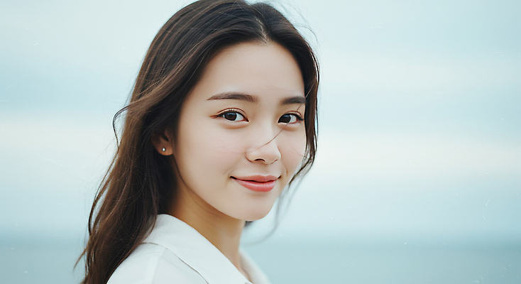 JPG 편집이미지 우먼라이프 응시 여자 바다 하늘 바람 한명 미소 상반신 성인 일상 시원함 흐림 뷰티풀 피어싱 의료성형뷰티 성인여자한명만 편집실사 AI인물포토 AI콘텐츠 자연요소 1 라이프스타일 시선 장신구 날씨 표정 사람 라이프 CG 여자한명만 성인여자만 파일형식 AI포토